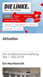 Mobile Screenshot of dielinke-mz.de